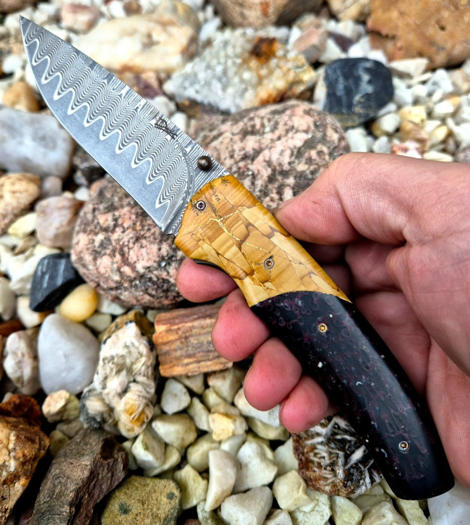 Gentleman 3 Klappmesser - Ruinenmarmor 
