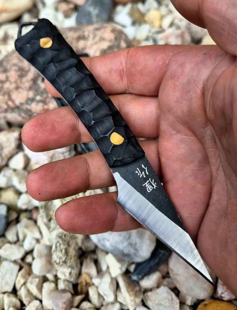 Kiridashi - Ebenholz + Lederscheide 