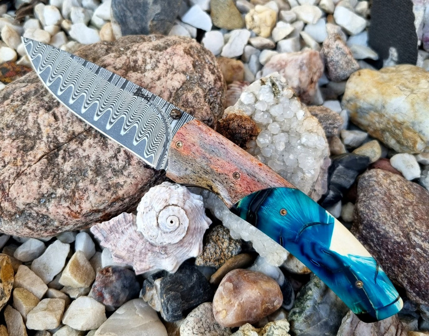 Klappmesser Gentleman 3 - Giraffe und Mammut 