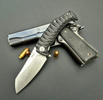 ARES EVO - Linerlock, axial bearings black - stonewash