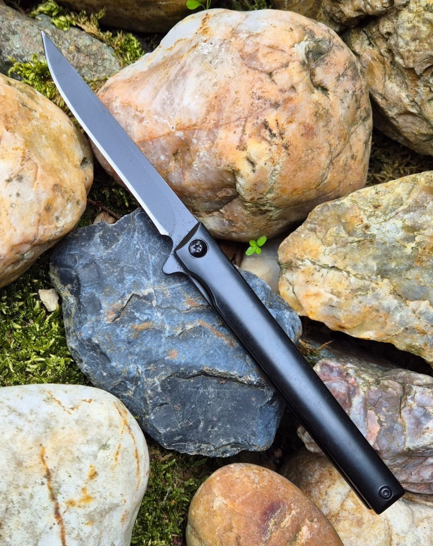 Klappmesser - ELEG Klasic - Schwarzes Metall