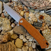 Klappmesser - klassisches Micarta Honig 