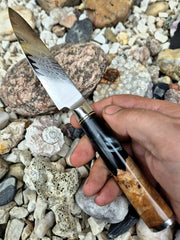 Küchenmesser - mittel - Edelstahl Damast