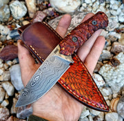Hunting knife NIKÉ - Karelian birch