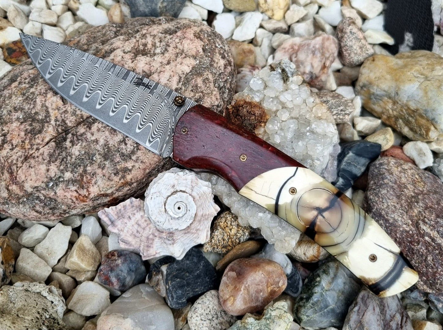 Gentleman 3 Klappmesser Dinosaurier und Mammutstoßzahn