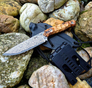 Knife Krčák - Neck stainless steel damascus + GIFT