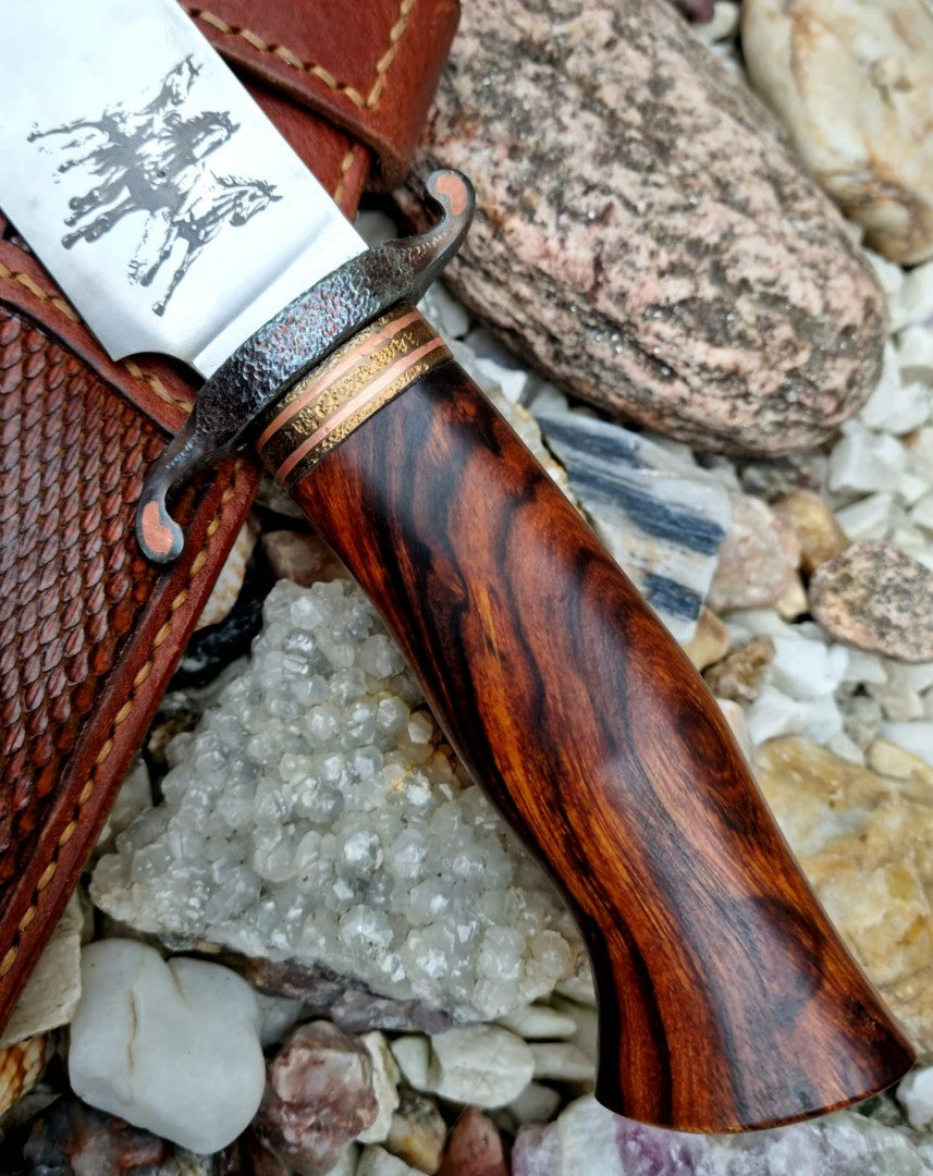 Bowiemesser - Arizona Iron Holz