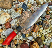 Küchenmesser - Edelstahl Damast CU MAI und Mammut