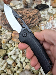 Klappmesser - Kohlefaser - D2