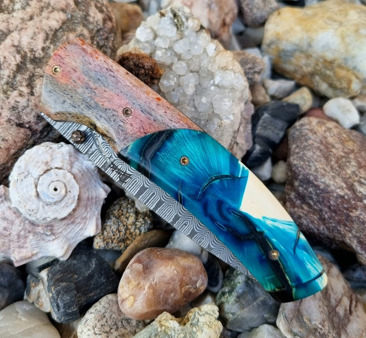 Klappmesser Gentleman 3 - Giraffe und Mammut 
