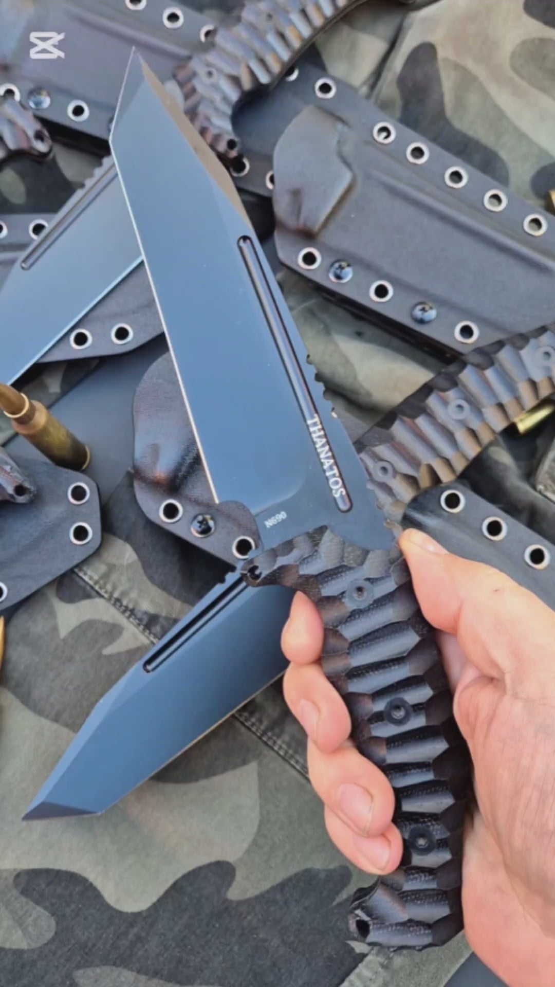 Načíst video: Exkluzivní armádní nůž - THANATOS vyráběný pro jednotku AČR