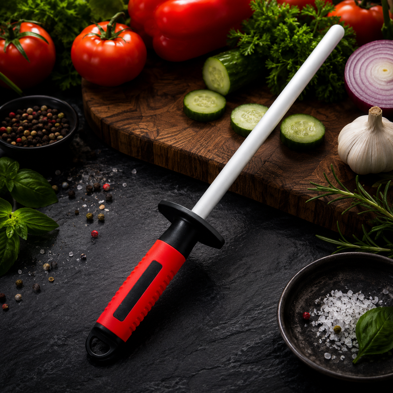 Ceramic Knife Sharpening Rod (38 cm)