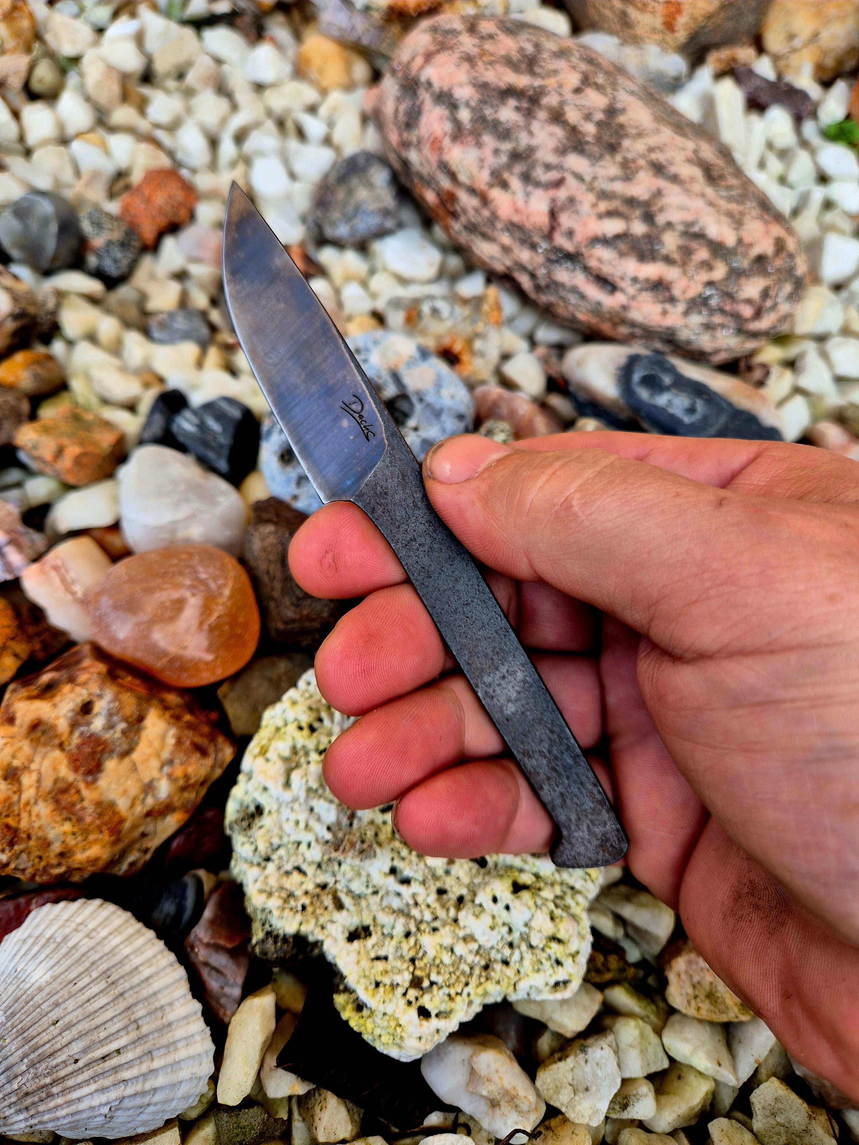 Nůž - celokovový Elmax - ruční výroba 3