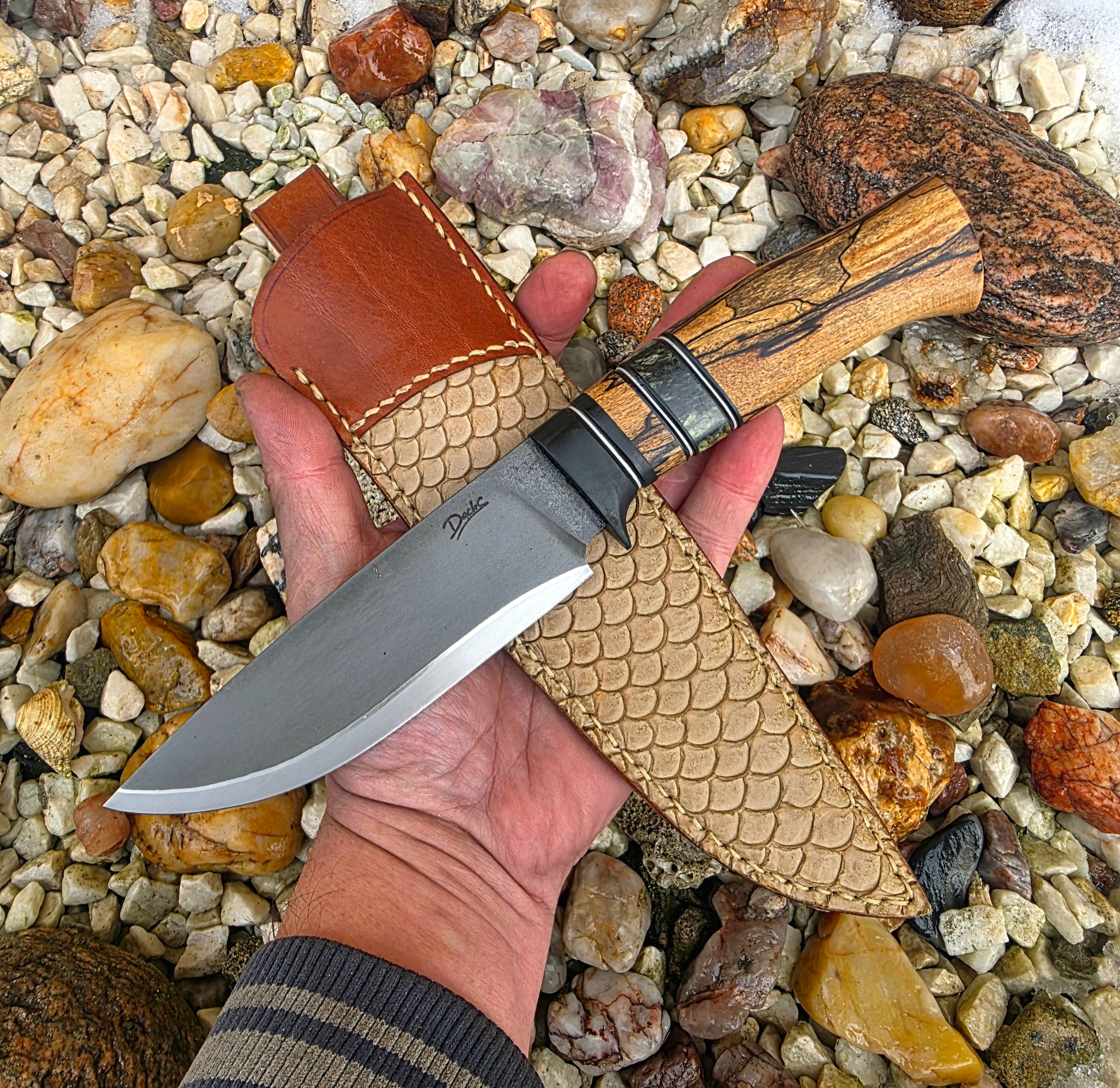 Exklusives Mammutstoßzahnmesser