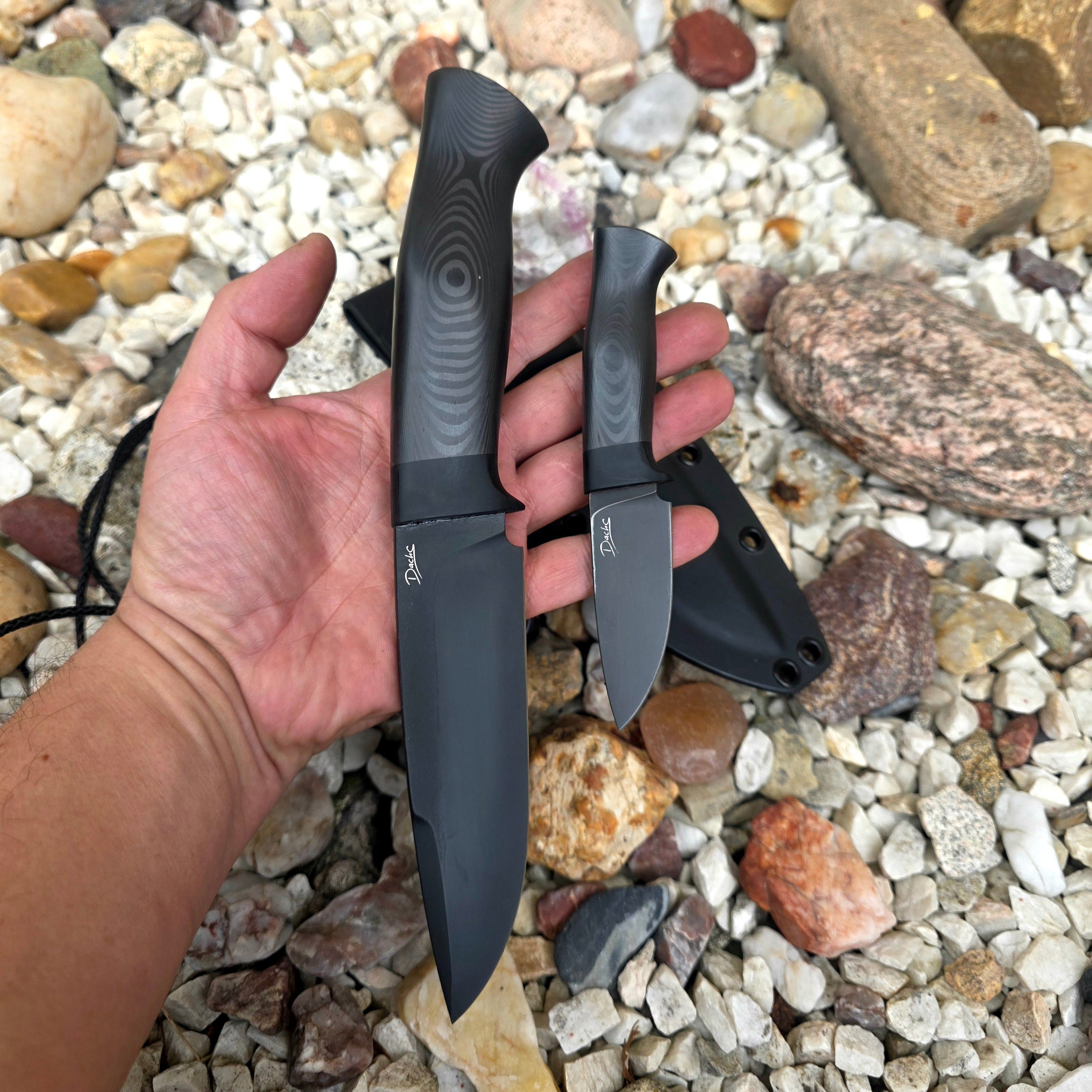 Messerset – Kohlefaser. Handgemacht