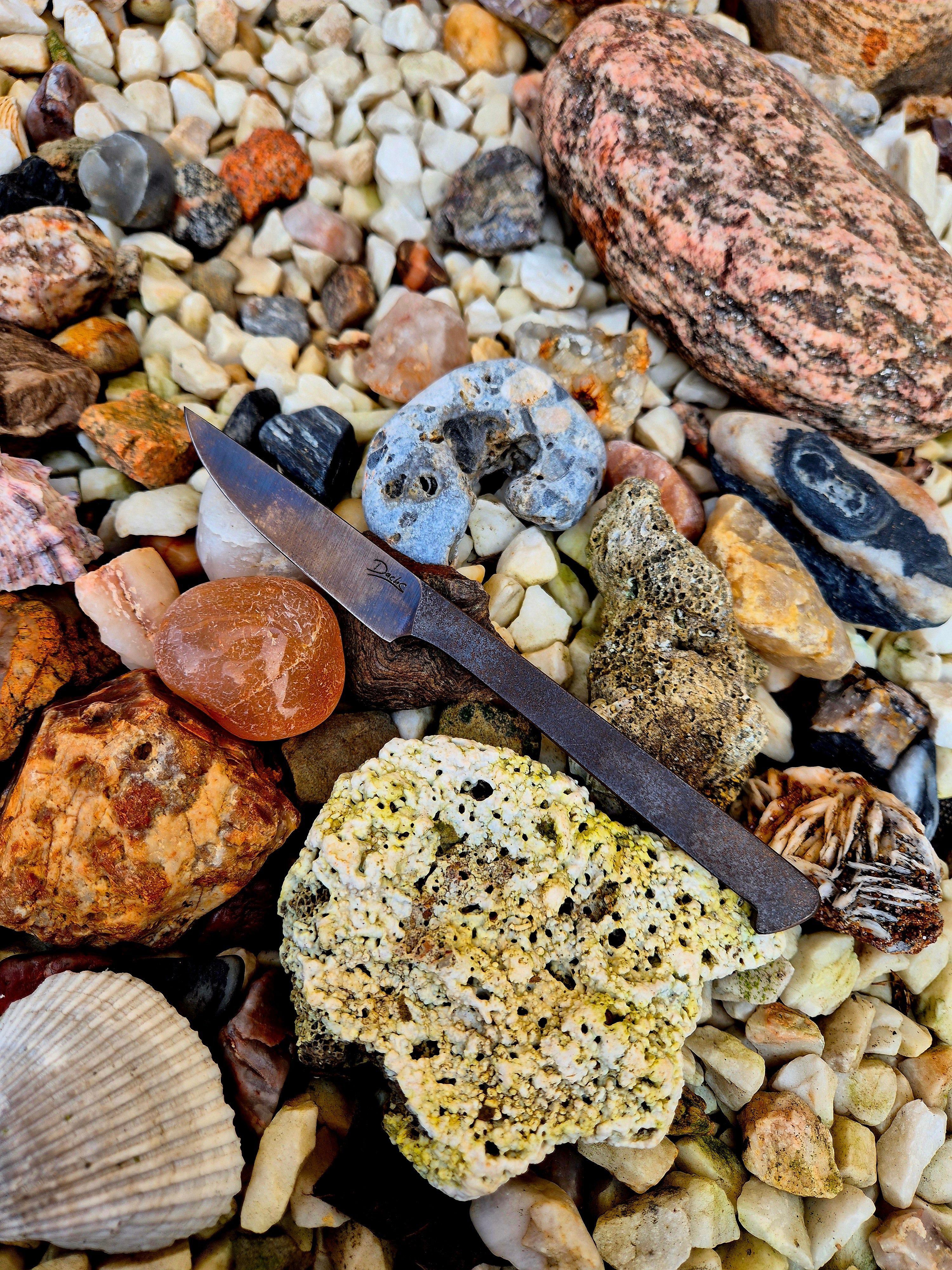 Nůž - celokovový Elmax - ruční výroba 2