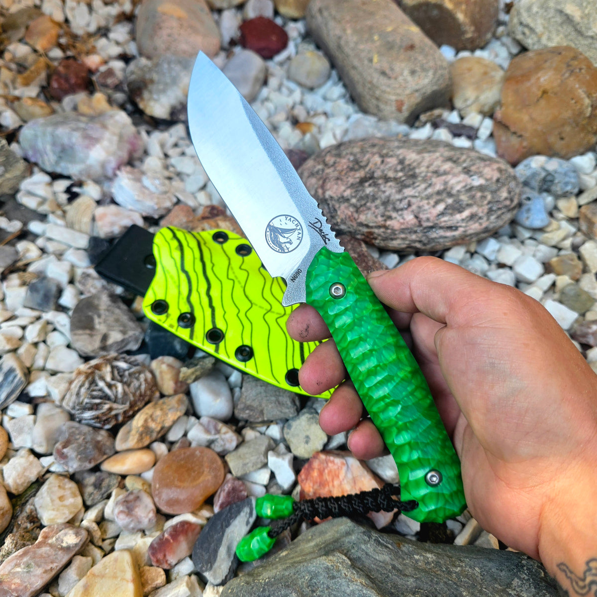 Exclusive knife - YACHTAN Limited edition - GREEN
