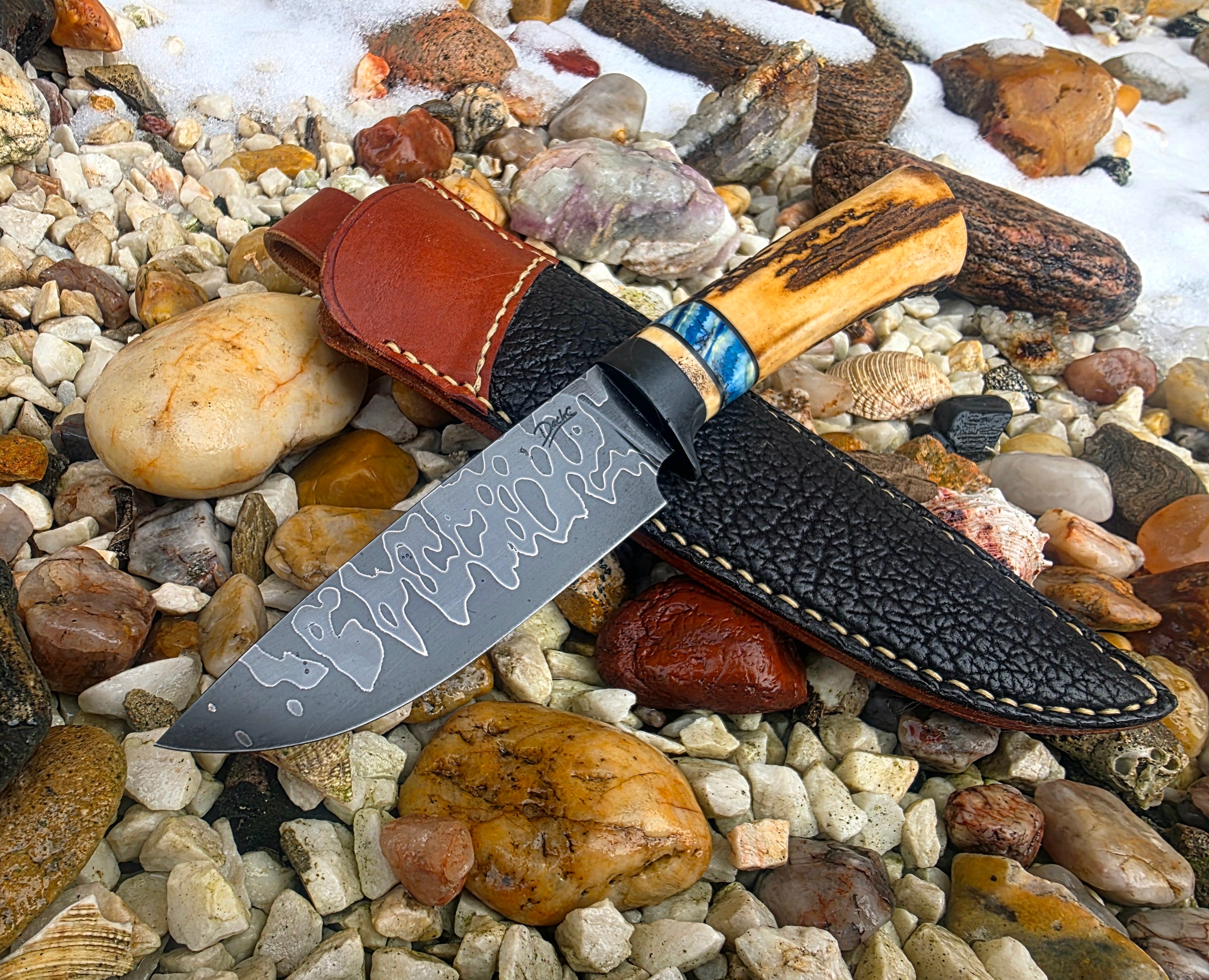 Exklusives Mammutstoßzahnmesser