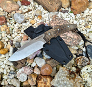 Charon III knife - red lines M390