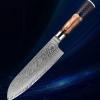 Kuchyňský nůž SANTOKU - Nerezový damašek